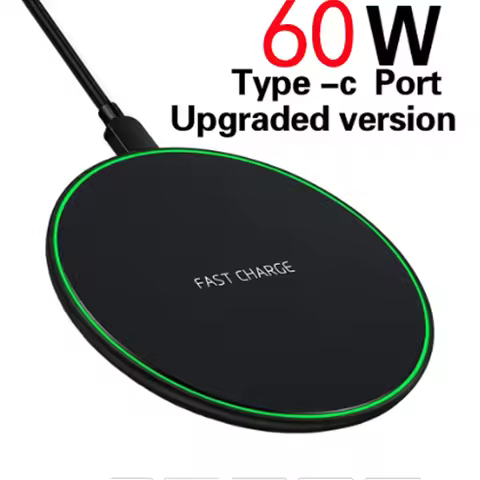 for VIVO X Fold Realme C25 Blackview BV9600 Pro Samsung 30W Wireless Charger Induction Fast Charging