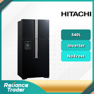 HITACHI INVERTER  R-W720P7M GBK Big French 4 Door 540L REFRIDGERATOR PETI SEJUK