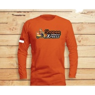 KATUN Men's distro t-shirts made of 30s combed cotton, long sleeves, words $_h_0_p_e_e 田 p_R_e_$_$