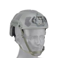 武SHOW SF 全防護 戰術頭盔 II 灰 ( 軍用生存遊戲鎮暴警察軍人士兵鋼盔頭盔防彈安全帽護具海豹運動自行車滑板