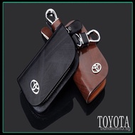 [Ready stock]TOYOTA Leather Car Key Bag Keychain Accessories for Alphard avanza camry Corolla Altis Estima Harrier Hilux Innova Vellfire Vios