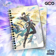 Notebook A5 + Honkai Star Rail HSR Sunday Aglaea The Herta Fugue Evernight Explorer Effects - GCD Sh