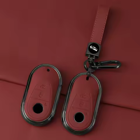 Zinc alloy Leather Car Key Case For Mercedes Benz C E S Class GLC W206 W223 W214 E300 C260 C300 S450