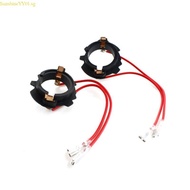 SUN 2Pcs Auto Headlight Bulb Holder H7 LED Bulb Deck Base Retainer for Golf 5 MK5