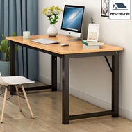 Simple Home Office Table Computer Desk (L100/120 x W60 x H72cm & L140 x W70 x H72cm)
