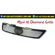 Perodua Myvi 2018-2020 Diamond Front Grill myvi depan grill (READY STOCK)