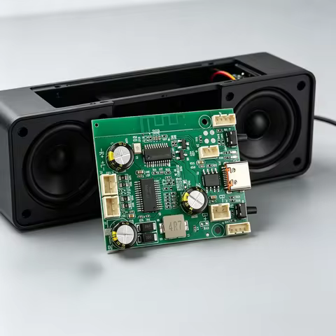 TWS Stereo Bluetooth Amplifier Board 2x10W Dual Channel Volume Adjustable Rechargeable Audio Amp Mod