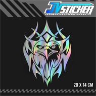 Eagle fire sticker visor eagle cutting sticker best seller stock motorcycle sticker