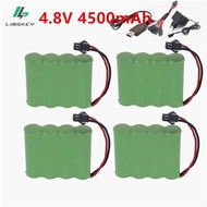 4.8v 4500mah NiMH Battery AA 4.8v Rechargeable Battery Ni-MH 4*AA Battery Pack For Rc toys Cars Tank