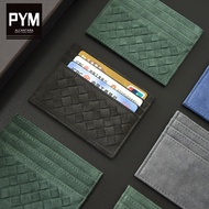 Card Holder Men's Suede Card Holder Exquisite Document Card Holder New Style Bank Card Holder ALCANT