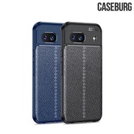 Google Pixel 8a CASEBURG Urban Shield 商務斯文 耐磨皮紋 保護套 手機軟殼 1802A