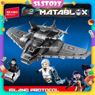 Ejen Ali x Sembo Block MATABLOX Island Protocol Decoration Building Brick Toy 103534