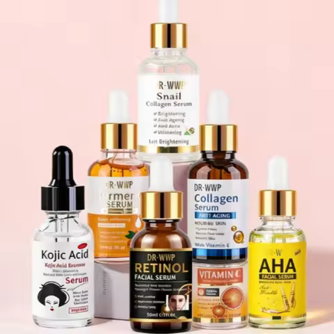 Korean Facial Serum With Collagen, Vitamin C & Kojic Acid Face Serum Lifting, Firming , Moisturizing