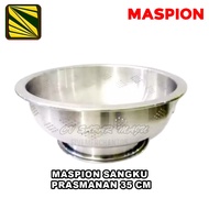 Maspion Brand 35 CM Buffet Rice Container, Jumbo Aluminum Buffet Rice Container, Rust-Resistant