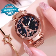 Star Watch Women Fashion Paris Tower Magnet Belt Quartz Wristwatch Female Watches W5f1