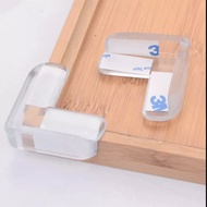 WHOLESALE | Silicone Clear Table Cabinet Corner Protector Baby Children Kids Furniture Edge Guard Safety Measure Bumper