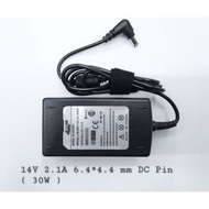 Compatible Samsung Monitor LCD AC Power Adapter 14V 2.1A 6.4*4.4 mm DC Pin ( 30W )