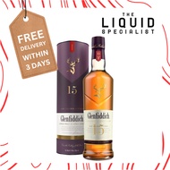 Glenfiddich 15 Year Old Single Malt Scotch Whisky - 70cl