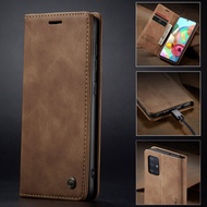 Casing For Samsung Galaxy A51 A71 A12 M12 M33 M53 A14 4G 5G Matte Leather Flip Phone Case Card Slot wallet Bracket Shockproof Protection Cases Cover