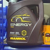 Mannol Energy 5W30 Fully Synthetic Engine Oil 4L - 5W-30, 4L
