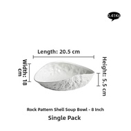 YOGEHOME | Luxury Shell Pattern Ceramic Plates New 2025