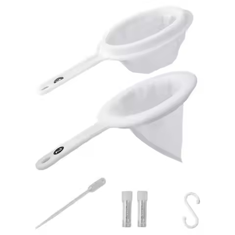 AB66-Baby Brine Shrimp Sieve 80 Mesh 200 Mesh Kit For Brine Shrimp Hatchery