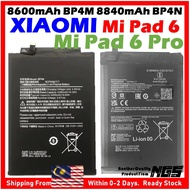 Grade A+ NGS Battery For XIAOMI Mi Pad 6 BP4N (2Pcs 4420mAh) 8840mAh / XIAOMI Mi Pad 6 Pro BP4M 8600