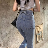 Yoru- Highwaist Jeans Skinny Body Goals Korean Style