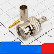 [5 Pieces]- BNC-RG58 BNC Male Connector Straight Wire Row IC2 Components