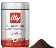 Illy Classico Classic Roast Espresso Preparation Ground Coffee 250g