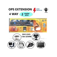 OPS 614N 4G HEAVY DUTY EXTENSION (2M) (SURGE PROTECTOR) (SIRIM)