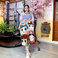 Big Size 3D Elastic Dress - DD4184