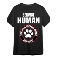 Emotional Support Human - funny service human T-shirt funny MenS Short Sleeve Graphic T-shirt Collec