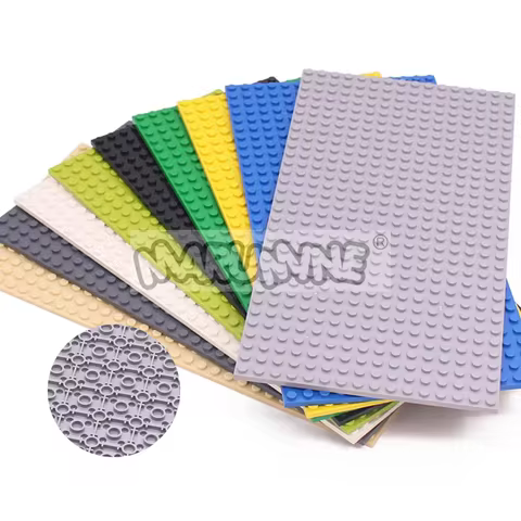 Marumine 4PCS 16x32 Double Sided Baseplate 3857 Compatible Classic Building Block Accessories MOC Mo