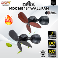 DEKA MDC168 MS160 16" Designer Wall Fan | FANZO PHOENIX 20" MINI 16" | FIERO TINY Ceiling Fan DC Mot
