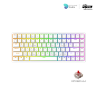 คีย์บอร์ด Royal Kludge RK84 White Wireless Mechanical Keyboard