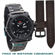 Jam Tangan Pria Swiss Army Ocean Original / Swiss Army Paket / Free Strap Kulit Cadangan Tanggal Akt