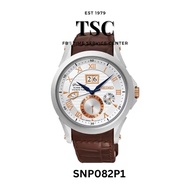 SEIKO Premier Kinetic Perpetual Calendar รุ่น SNP082P1  ระบบ Kinetic สำรองพลังงาน 6 เดือน กระจกกันรอ