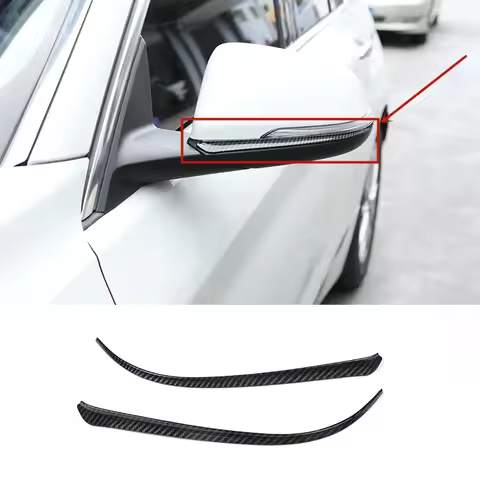 ABS Carbon Car Rearview Side Mirror Cover Trim Stipe Strip Fit for BMW X1 F48 1 2 series Active Tour
