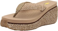 Canova Women's Platform Wedge Flip Flop Sandal