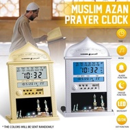 Azan Wall Clock Muslim Prayer Clock Islamic Mosque Azan Calendar  Alarm Ramadan Arab Clock