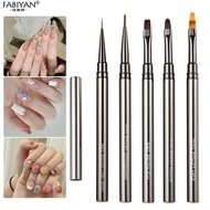 5Pcs/set Nail Art Brush Line French Nail UV Gel Painting Pen DIY Nail Decoration Nail Art Tool