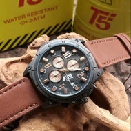 T5 Jam Leather Original Jam Tangan Lelaki