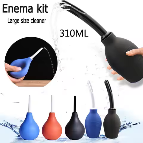 Large Vaginal Cleanser Enema Anal Flow Enema System Cleaning Bidet Enema Vaginal Cleaner Feminine Hy