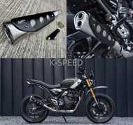 ท่อสูตร Retro Slip On Triumph Speed400 / Scrambler400x แบรนด์ Diabolus [ส่งจาก K-SPEED] (SX21)