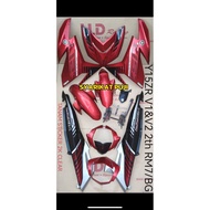 Y15ZR V2 COVER SET TANAM MERAH PURBA HLD 1 SET