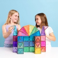 澳洲Connetix繽紛磁力積木-粉亮城堡組(48pc)