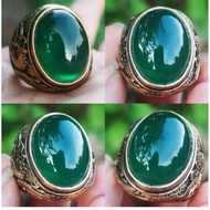 Cincin Batu Hijau Garut Natural hijau botol Super Hq