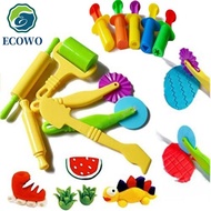 AQUAGEM Playdough Model Tool, Plastic 3D 3D Plasticine Tools, DIY Plasticine Mold Tool Kit Colorful 