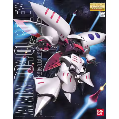 Genuine BANDAI MG 1/100 AMX-004 Qubeley (White) Assembly Model Kit